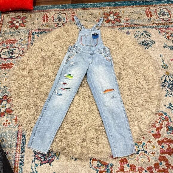 Customized Aeropostale overalls S - Picture 1 of 9